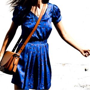 Reformed - Urban Outfitters x Reformation blue cut-out back - small